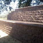 image of properly engineered retaining wall